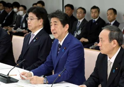 安倍首相は新型コロナに対して総額4300億円の財政措置を取る方針を示した上で「必要な対策を躊躇(ちゅうちょ)なく講じる」と語った(画像:首相官邸ホームページ)