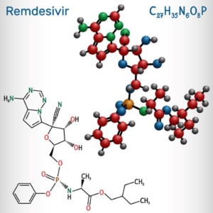 レムデシビル（Remdesivir）の分子構造